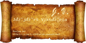 Jójárt Viktória névjegykártya